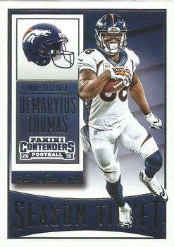 Demaryius Thomas Denver Broncos 2015 Panini Contenders NFL #3